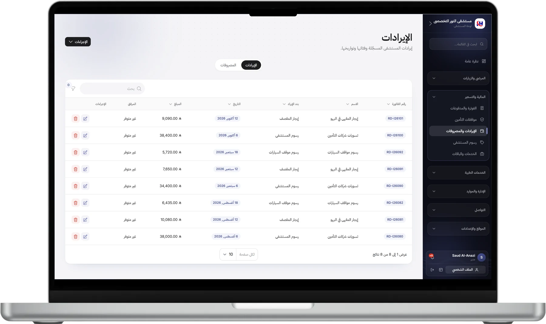 الإيرادات