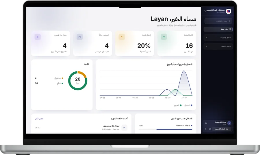 مساحة التمريض