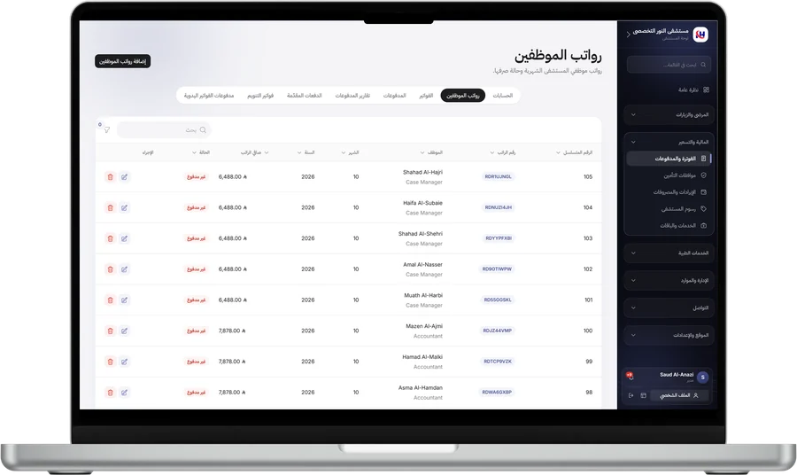 رواتب الموظفين