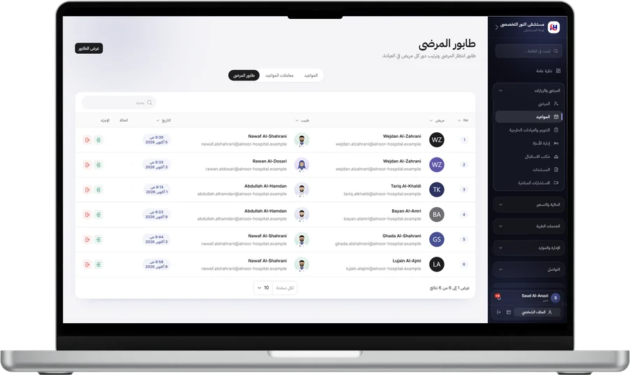 طابور المرضى