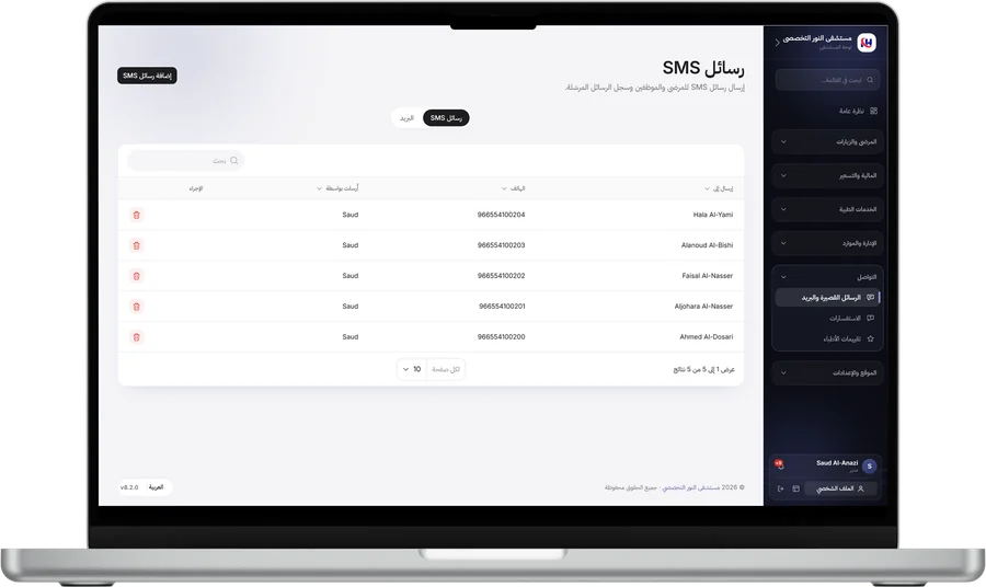 الرسائل القصيرة